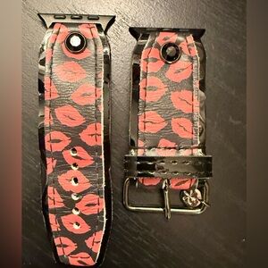 Spark*l - Kiss and Makeup Customized with Black Patent Leather - Size 2